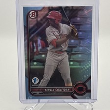 Yerlin Confidan 2022 Bowman Draft Chrome Sky Blue Cincinnati Reds #BDC-199
