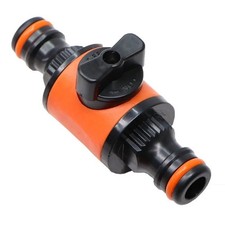 Garden Hose In line Tap Shut Off Valve Pipe Adapter with Quick Switch