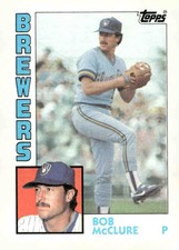 1984 Topps #582 Bob McClure