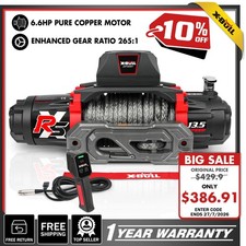 X-bull Winch 14500lbs 13500lbs 12000lbs Waterproof Trailer Jeep Offroad 4wd 44