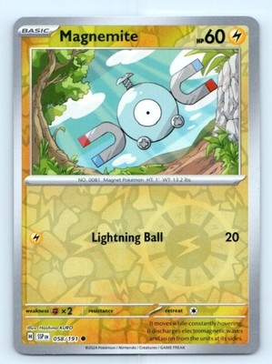 Magnemite 058/191 ~ Common Reverse Holo English Near Mint