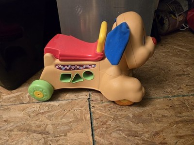 Fisher Price Laugh and Learn Stride to Ride Puppy Dog Ride On and Walker 