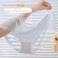 Lace Panties Women's Mid Rise Plus Size Hollow Out Soft Comfort Underwear