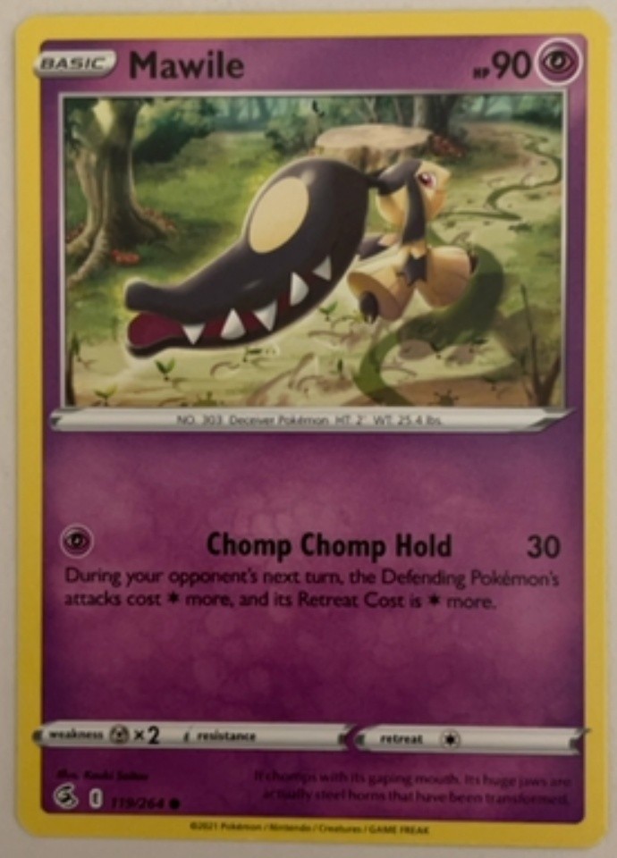 Mawile Common Sword & Shield Fusion Strike 119/264