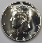 1964 Gem Proof Kennedy Half Dollar 90% Silver