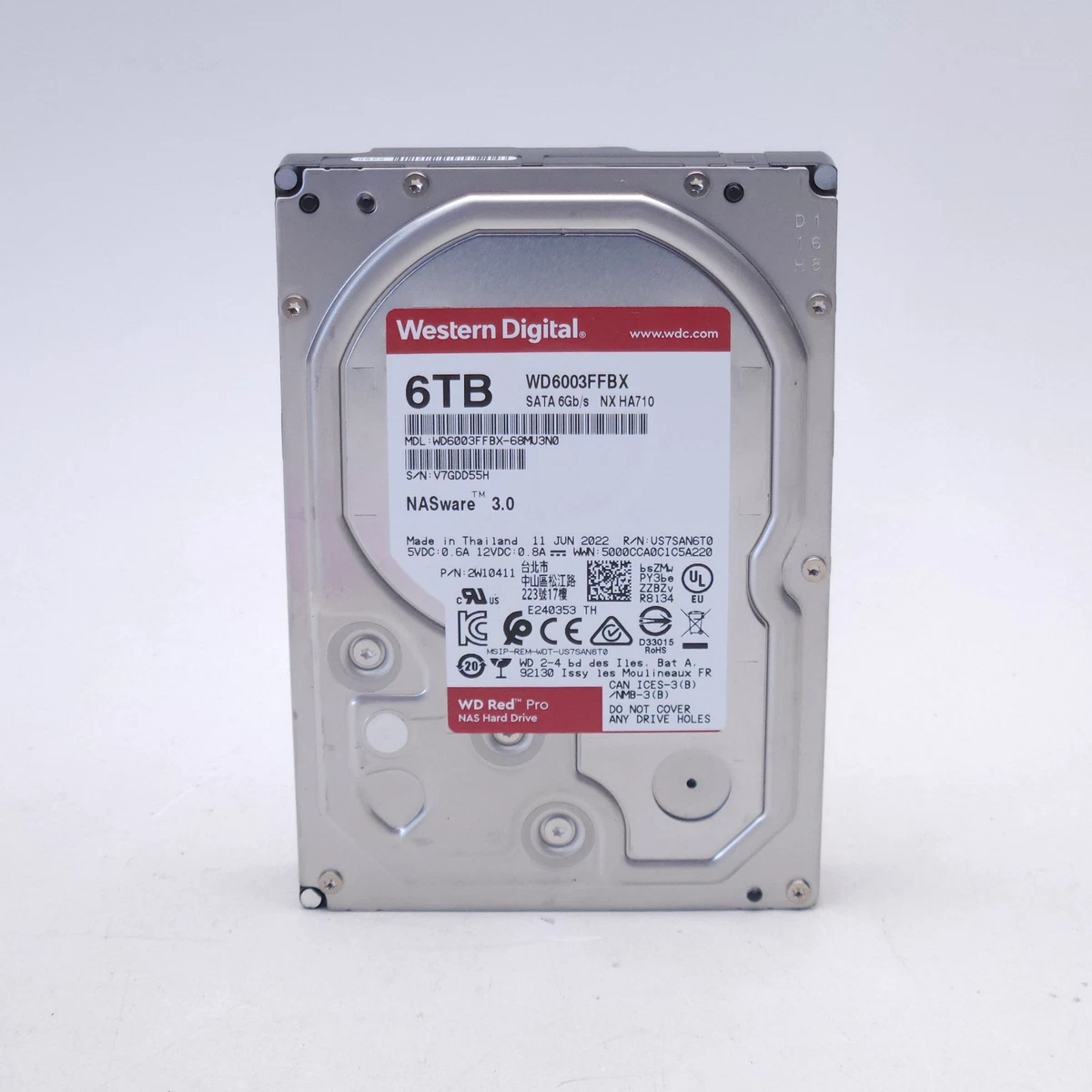 25+ Western Digital SATA III 6 TB Internal Hard Disk Drives for