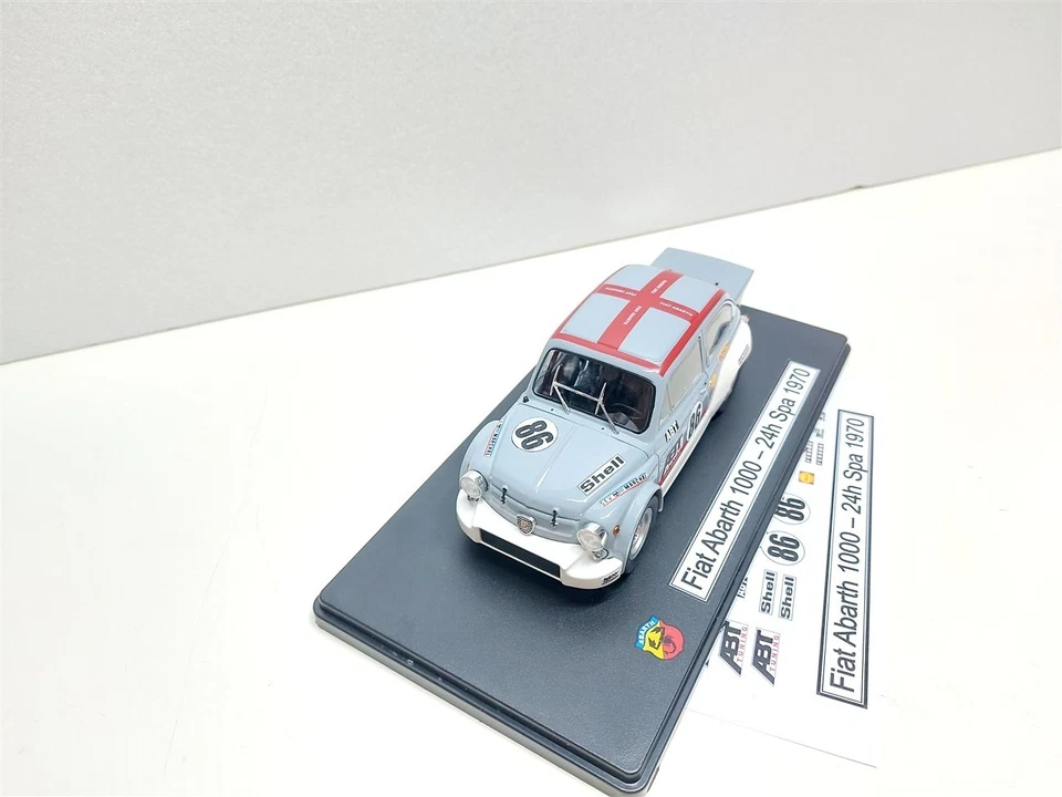 Kit Adesivi - NO DECALS - FIAT ABARTH 1000 #86 24h Spa 1970 - 1/24 Hachette - Immagine 3 di 3