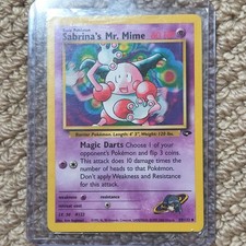 Mr Mime Full Art Sabrina's Mr. Mime 94/132 - 1st Edition Gym