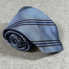 Brooks Brothers 346 Blue Striped Silk Tie USA Made Classic Ivy Mens 59x3.6in
