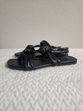 Sandales à Talons L.A.M.B. Quiana Cuir Noir – Taille 6,5 US – Occasion