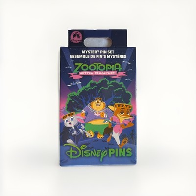 2026 Disney Zootopia Mystery Pin Box Animal Kingdom Disney Parks