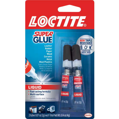 Super Glue 0.07 oz. Liquid Clear Tubes (3-Pack )
