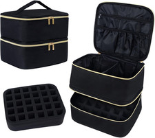 U7268 Organizer Porta Gel Unghie, Borsa Porta Smalti, Valigetta Smalti E Lampada