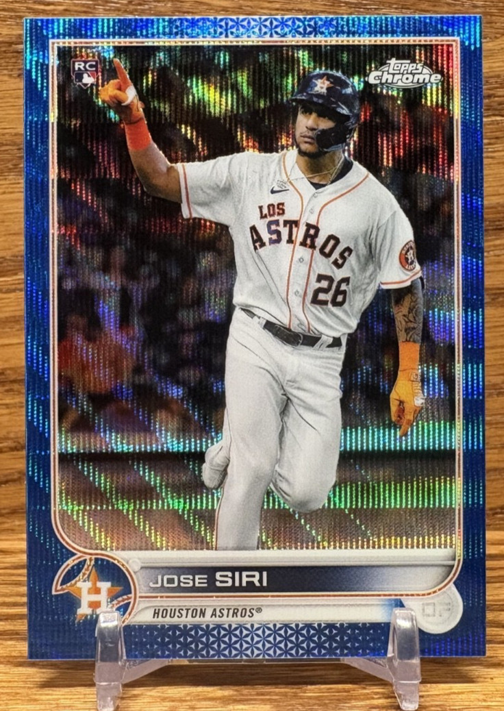 JOSE SIRI  Blue Wave /75 Refractor Rookie | 2022 Topps Chrome Astros METS #204