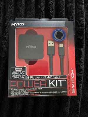 Nyko Technologies Power Adapter Detachable 8ft USB-C Cable for Nintendo Switch