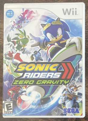 Sonic Riders Zero Gravity Nintendo Wii Video Game w/ Manual F0136