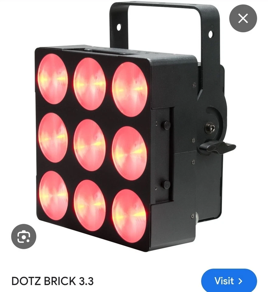 ADJ Dotz 3.3 Matrix Ultra Bright LED Wash Flood Binder Effect - Image 3 of 4