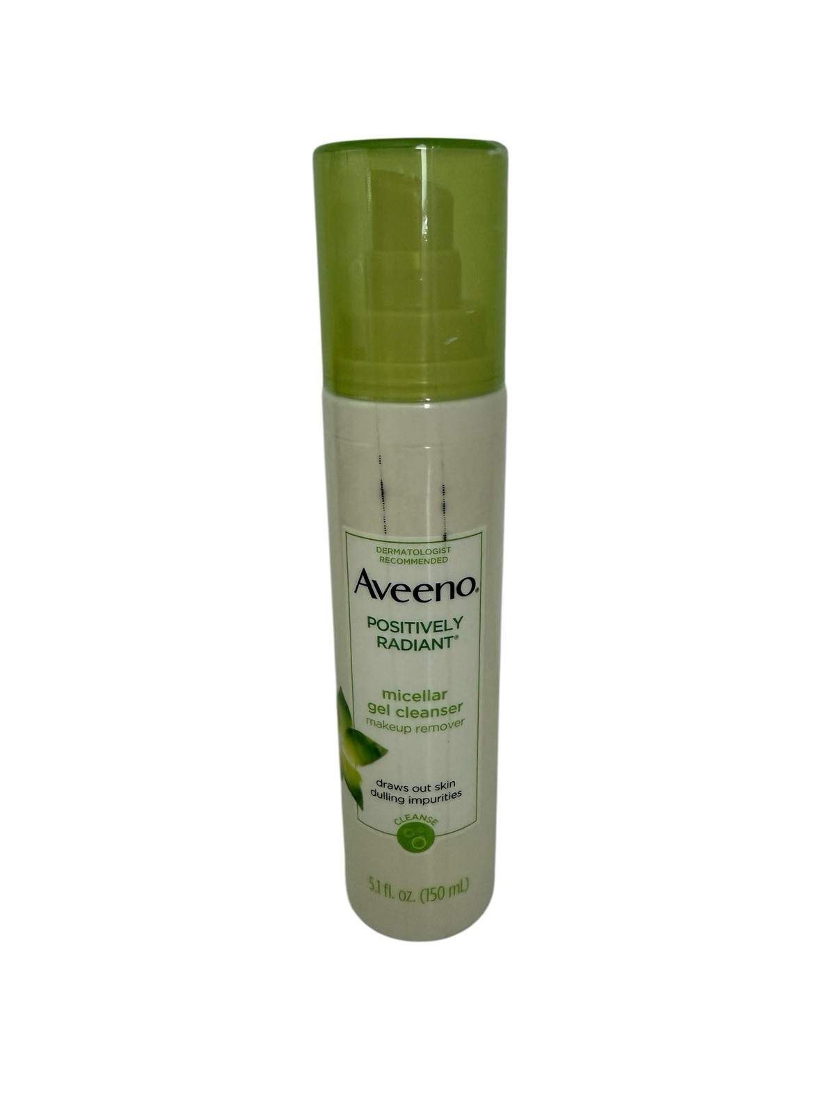 Aveeno Positively Radiant Micellar Gel Cleanser 5.1oz