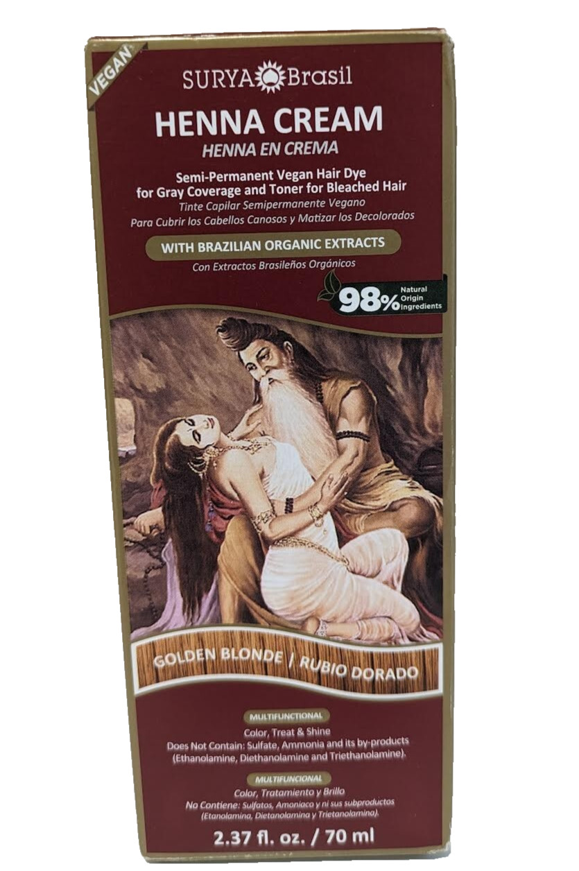 Golden Blonde 2.37 Oz By Surya Brasil Bnib!
