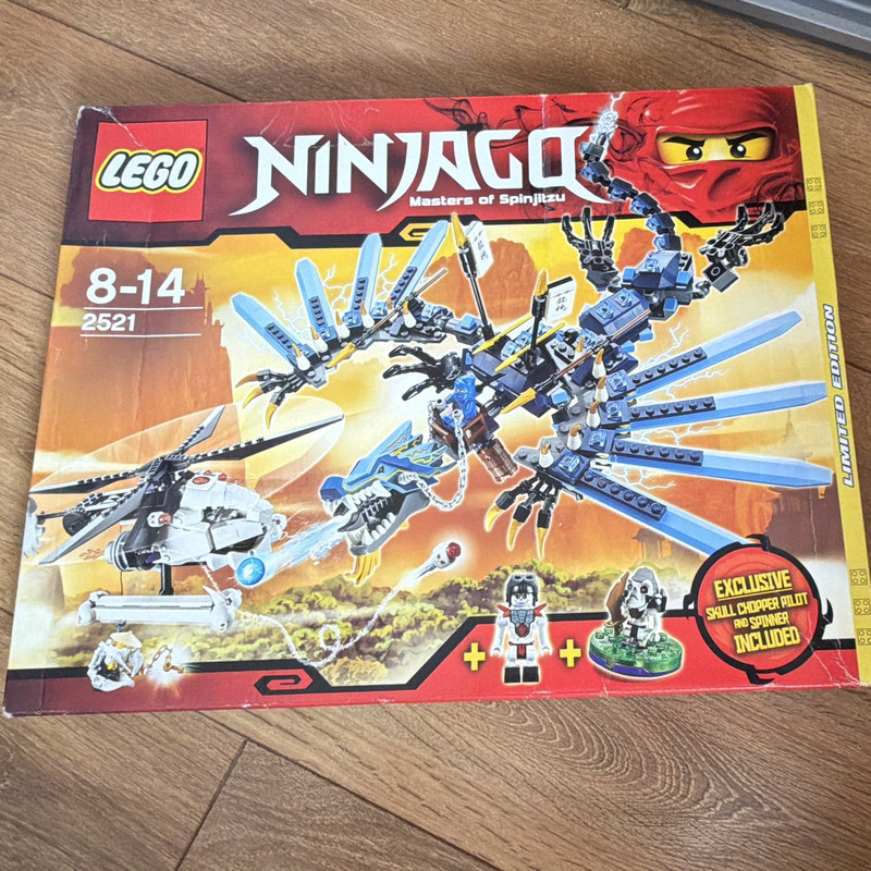 LEGO NINJAGO Lightning Dragon Battle 2521 Limited Edition Set 645pcs 8-14