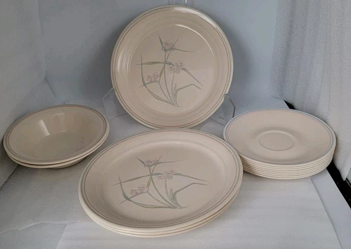 Corelle By Corning SPRING POND 14 Misc. Plates And Bowls.
