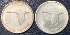 Canada Silver Dollar 1967 KM#70 Lot Of 2