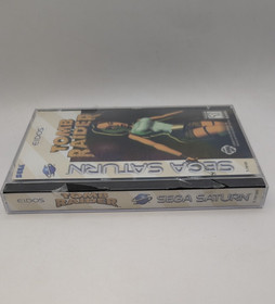 FACTORY SEALED Tomb Raider (Sega Saturn, 1996) Long Box Rips in Plastic see pics