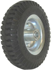 Marathon 2.80/2.50-4" Narrow Width Flat Free Hand Truck / Utility Cart Tire on W