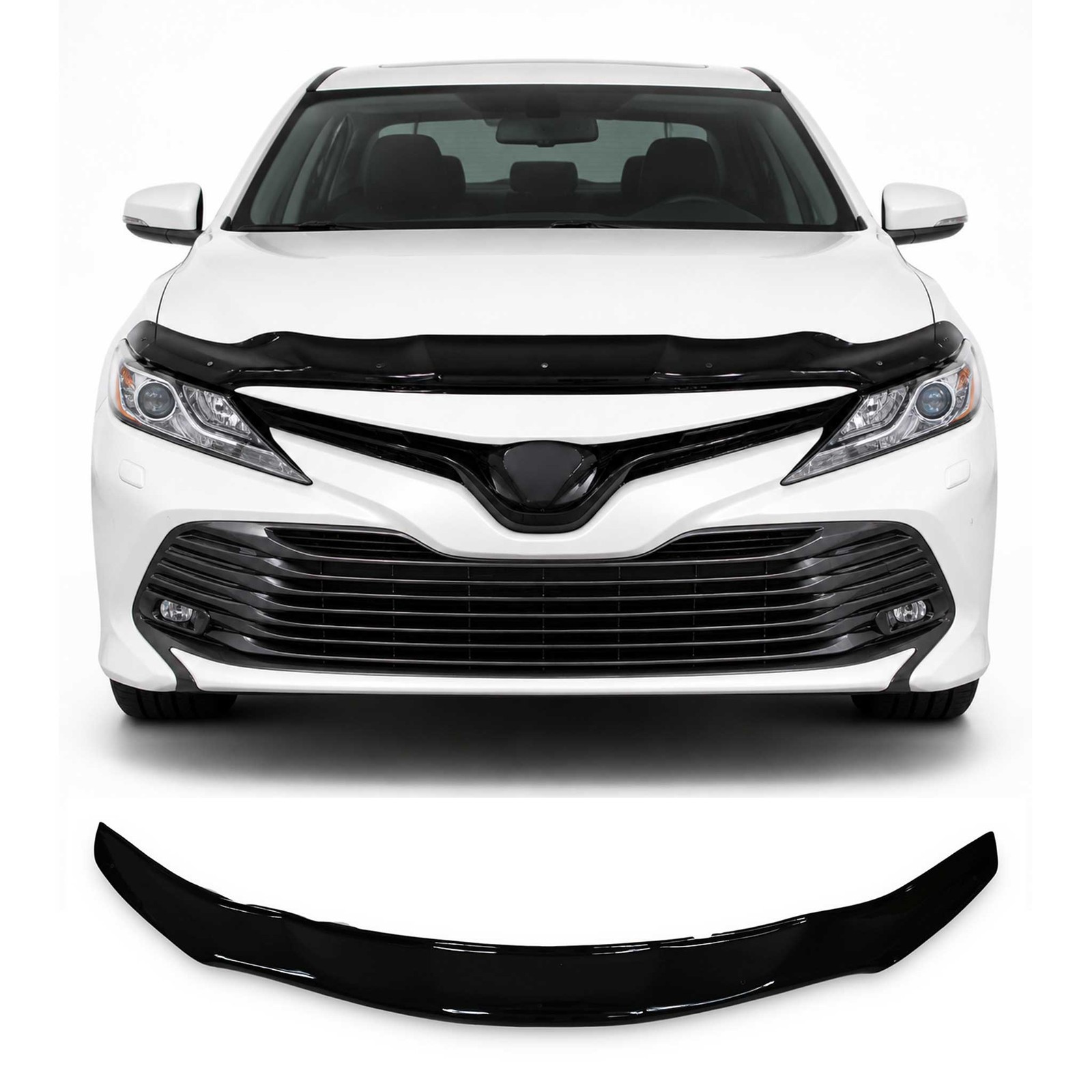 Déflecteur de capot Toyota Camry anti-rayures, protection en acrylique teinté