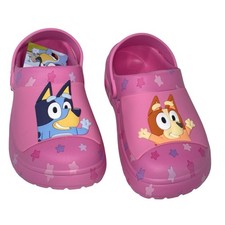 Bluey Pink Slip On Clogs Girls Toddler Size/12