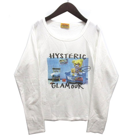 Hysteric Glamour 2024SS Baby Bär Sweatshirt Fleece Weiß Langarm M/L Gebraucht Hysteric Glamour 2024SS Baby Bär Sweatshirt Fleece Weiß Langarm M/L Gebraucht