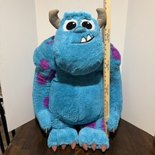 Disney Pixar Monsters Inc Sully 32  Tall Jumbo Plush Mattel 2020 Excellent