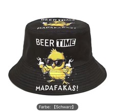 Malle Bucket Hat  BEER TIME MADAFAKAS    Ball...