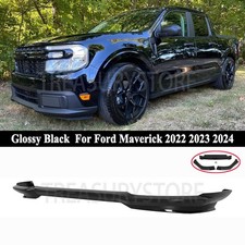 For Ford Maverick 2022 2023 2024 Gloss Black Ad Style Front Bumper Lip Splitter