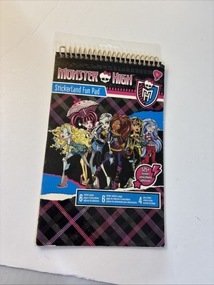 New Monster High StickerLand Fun Pad 2013 Sticker book