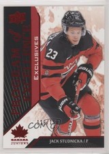 2019 Team Canada Juniors Program of Excellence Exclusives Jack Studnicka 0v7