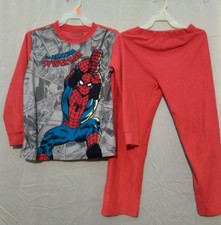 Marvel sz:M 8 Boys Kids' Spiderman Sleeper Costume Top  Pants sleep set Red