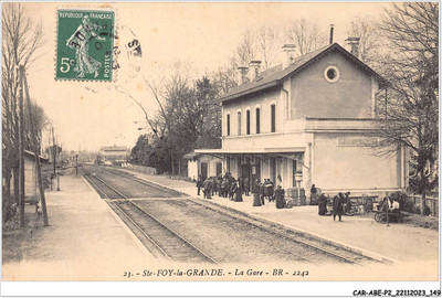 CAR-ABEP2-0184-33 - Ste-FOY-LE-GRANDE - Der Bahnhof