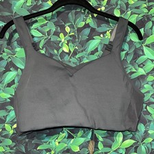 Size 40 C- Brooks Drive Convertible Run Bra Asphalt Gray With Defects