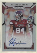 2019 Panini Prizm Draft Picks Silver Jeffery Simmons #207 Auto 09eq