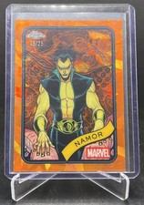 2025 Topps Chrome Marvel Sapphire Namor Orange 15/25 #12