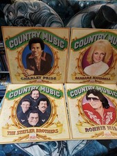 Time Life Records Bundle Lot of 4 Charley Pride +MILSAP,STATLER BROTHERS,MANDREL
