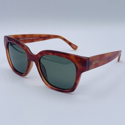 DIFF Carson Polarized Tortoiseshell Sunglasses Women Designer Frame Read