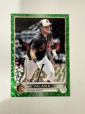 2022 Topps Series 2 - Pat Valaika #575 Green Foilboard /499 Orioles