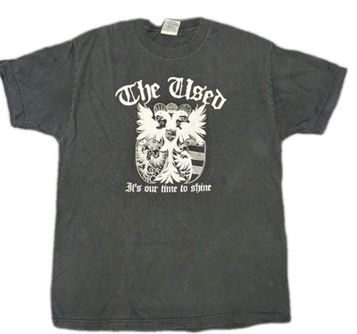 Vintage The Used Band Shirt Emo It's Our Time To Shine L - Large Black Official 