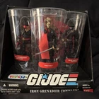 Hasbro G.I. Joe Iron Grenadier Command 3-Pack Set Destro Boxed 2008 w/ Sword
