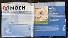 MOEN ADLER CAL84502 SINGLE HANDLE CHROME BATHROOM FAUCET 4 CENTER with DRAIN
