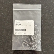 Gamakatsu 604 - 90° Heavy Jig HOOKS - Size 3/0 - 25 Pack NIP