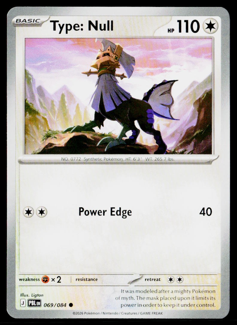 Type: Null ME05: Pitch Black #069/084