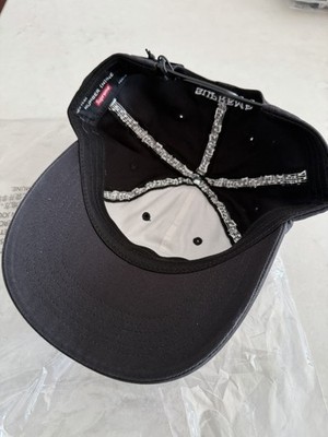 Supreme FW25 Number (N)ine 6 Panel Cap Hat Black Twill One Size